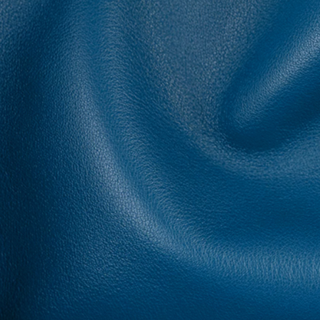 Bleu Lzmir leather swatch