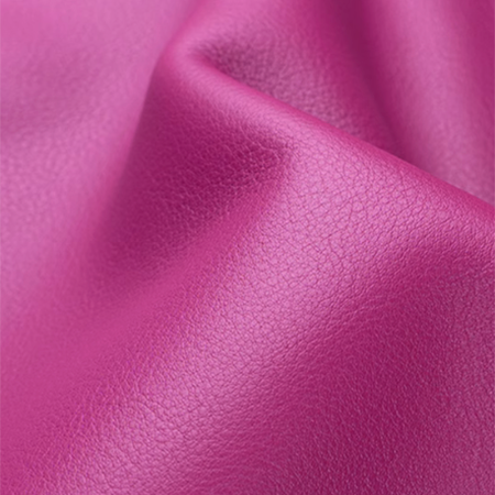 Rose Pourpre leather swatch